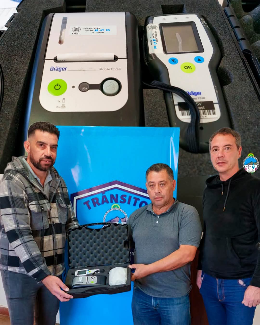 Cañadón Seco suma un alcoholímetro para reforzar los controles viales