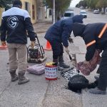 Puerto Deseado avanza con un plan de bacheo y pavimentación en distintos sectores