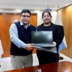 Claudio Vidal recibió a Yanina Guzmán, la estudiante de Río Gallegos con promedio 10 que inicia Odontología en la UBA