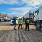 Transporte: control y fiscalización en el acceso norte de Caleta Olivia