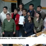Jubilados de la cuenca en la Legislatura “Peleamos permanentemente para que haya medicamentos y poder retirarlos”