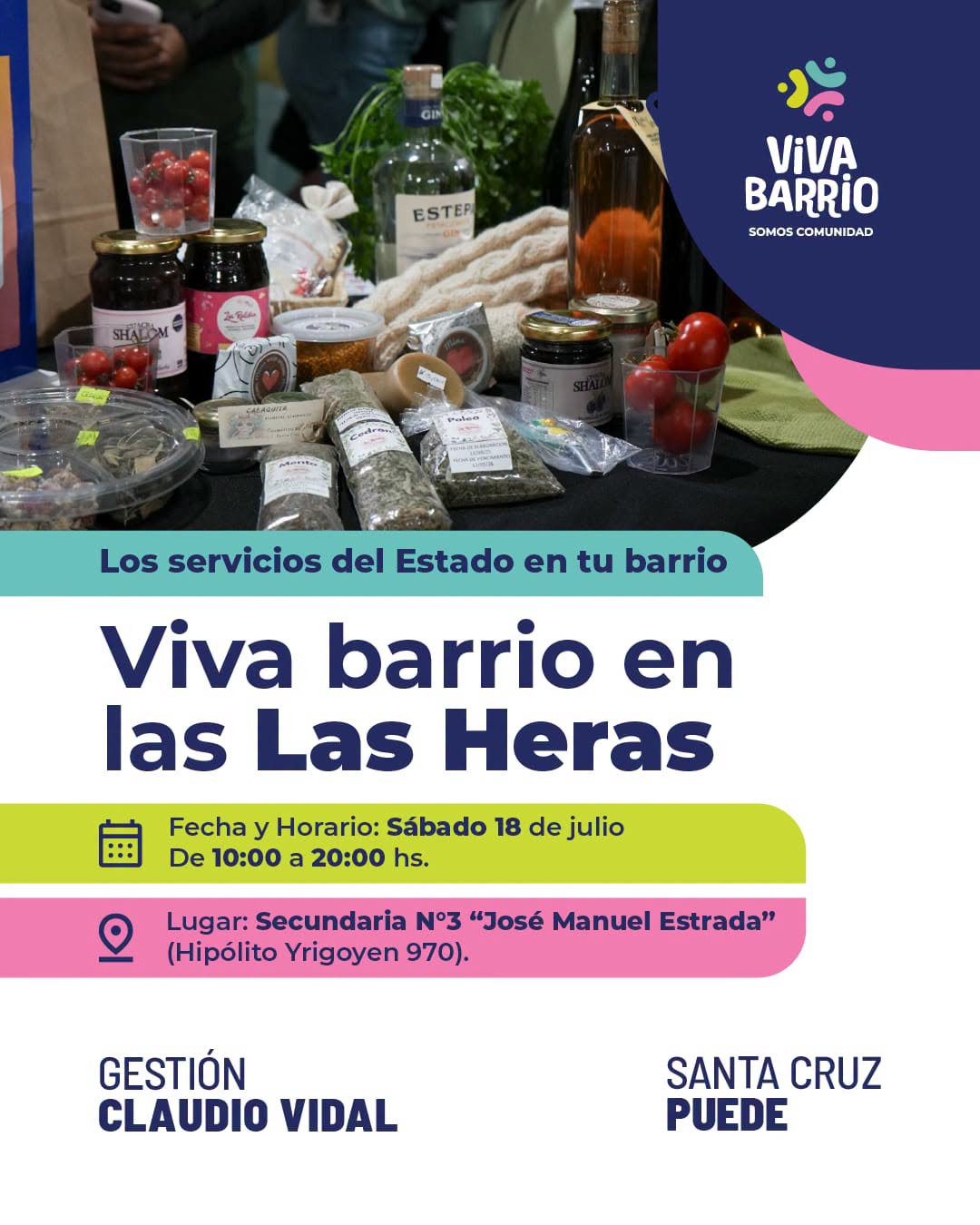 Viva Barrio “Somos Comunidad” llega a Las Heras con servicios, asesoramiento y actividades para toda la familia