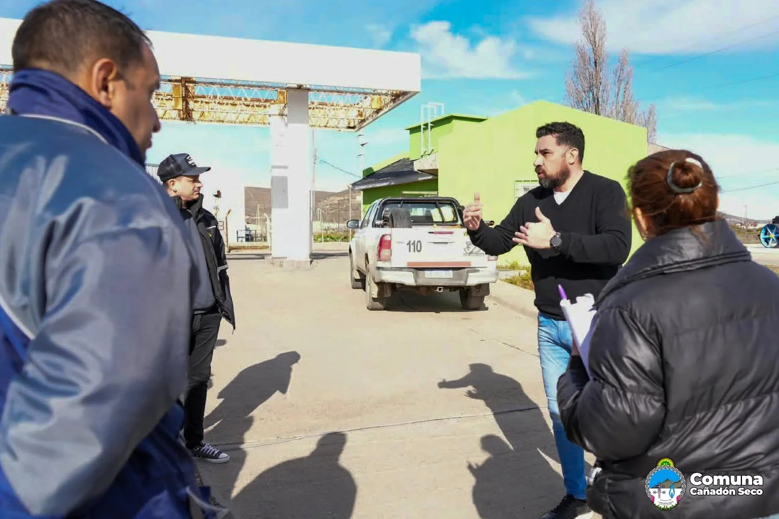 Cañadón Seco:Avanzan en soluciones concretas para mejorar la seguridad vial