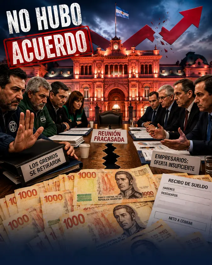 Fracasó la negociación por el salario mínimo y ahora define el Gobierno