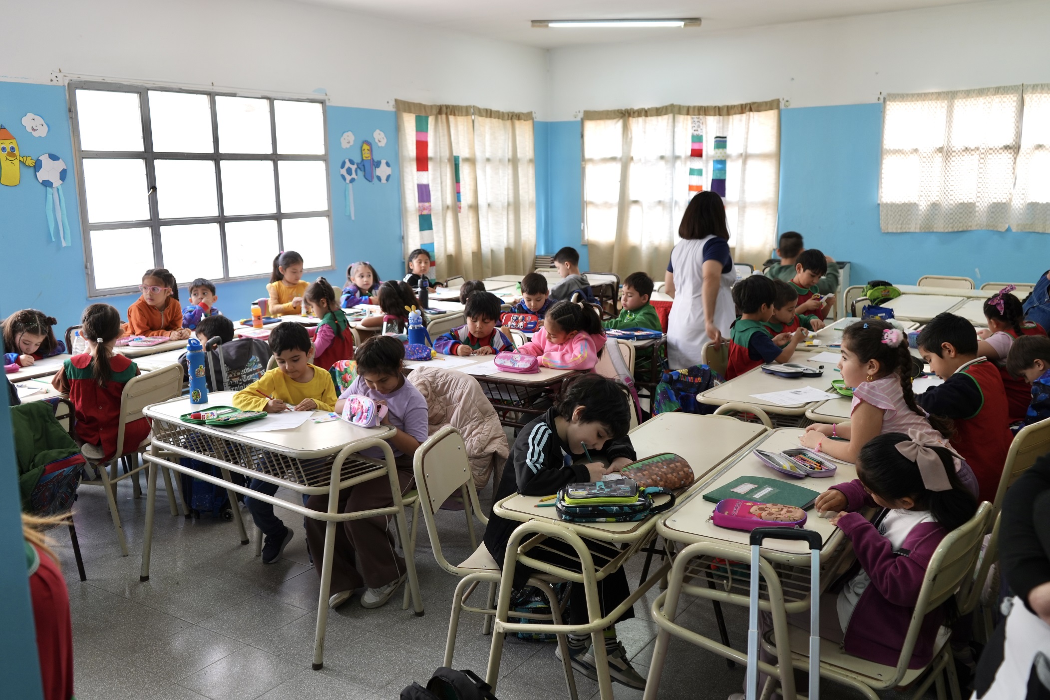 Alumnos del Jardín N° 11 y la Escuela N° 69 compartieron una jornada para facilitar el paso a primer grado