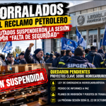 Acorralados por el reclamo petrolero, los diputados suspendieron la sesión por “falta de seguridad”