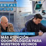 Grasso firmó un convenio con Dental Care para que riogalleguenses tengan mejor acceso a la salud bucal integral